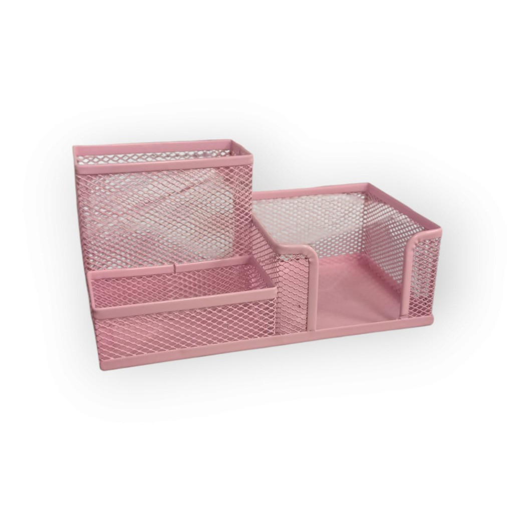 SET ESCR.PORTATACO/CLIPS/LAPICERO M.CALADO ROSA PA